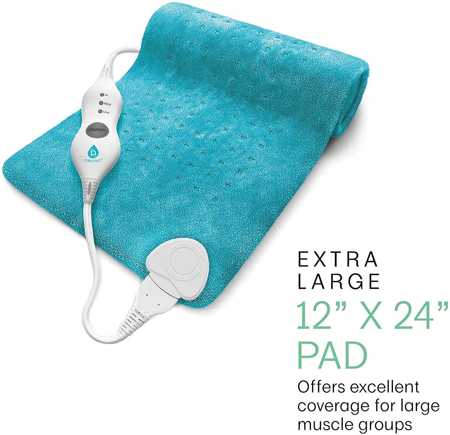 Electric Heating Pad- Teal
