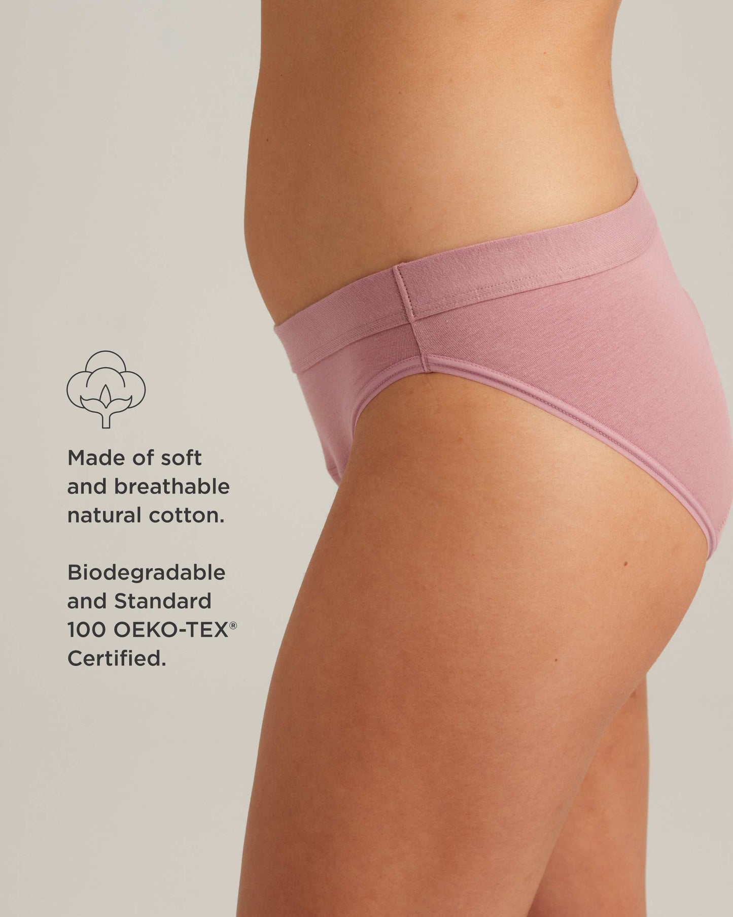 Saalt Wear Leakproof Cotton Bikini