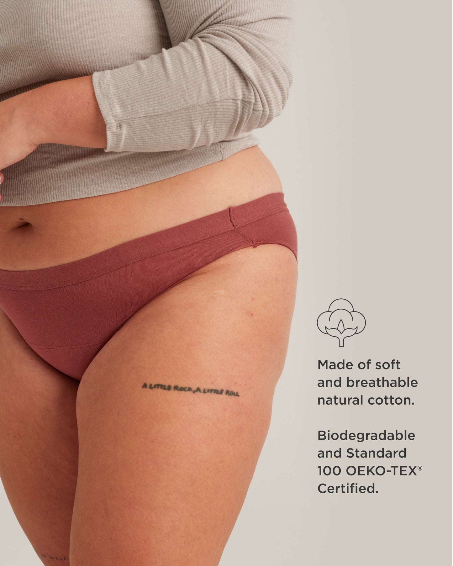 Saalt Wear Leakproof Cotton Bikini