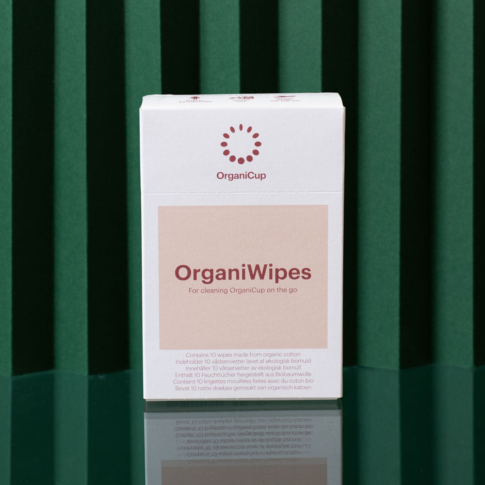 OrganiWipes Menstrual Cup Wipes