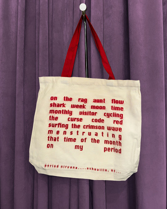 Period Nirvana Asheville Tote Bag