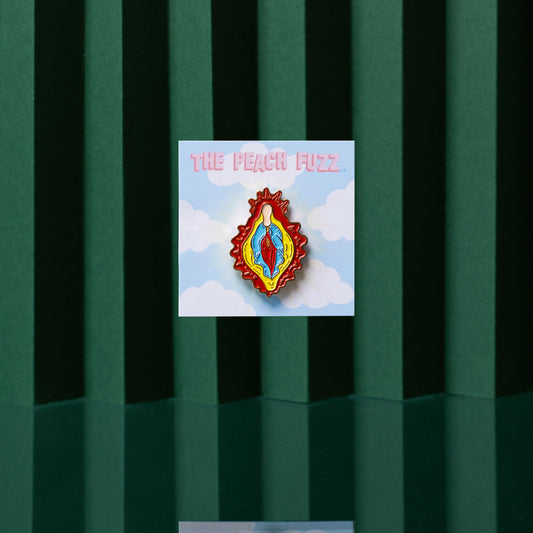 Vulva Mary Enamel Pin