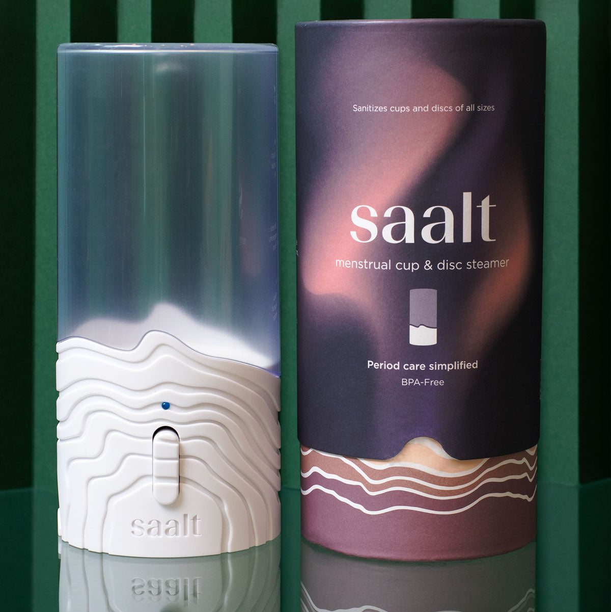 Saalt Cup + Disc Steamer