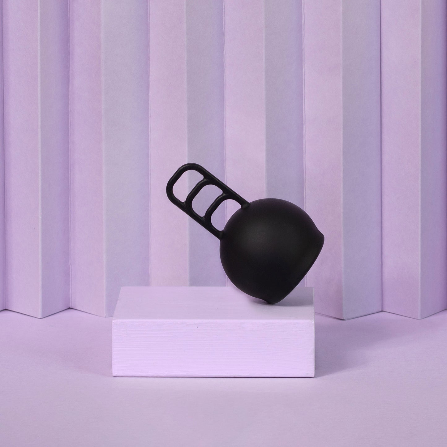 Merula OS menstrual cup black for low cervix