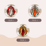Stained Glass Vulva Wall Art- Small