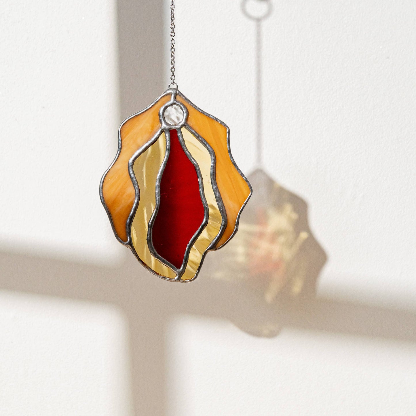 Stained Glass Vulva Wall Art- Small