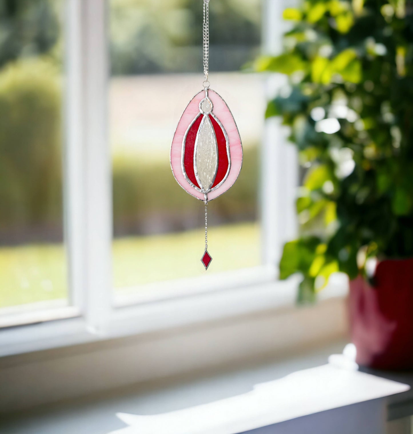 Stained Glass Vulva Wall Art- Large