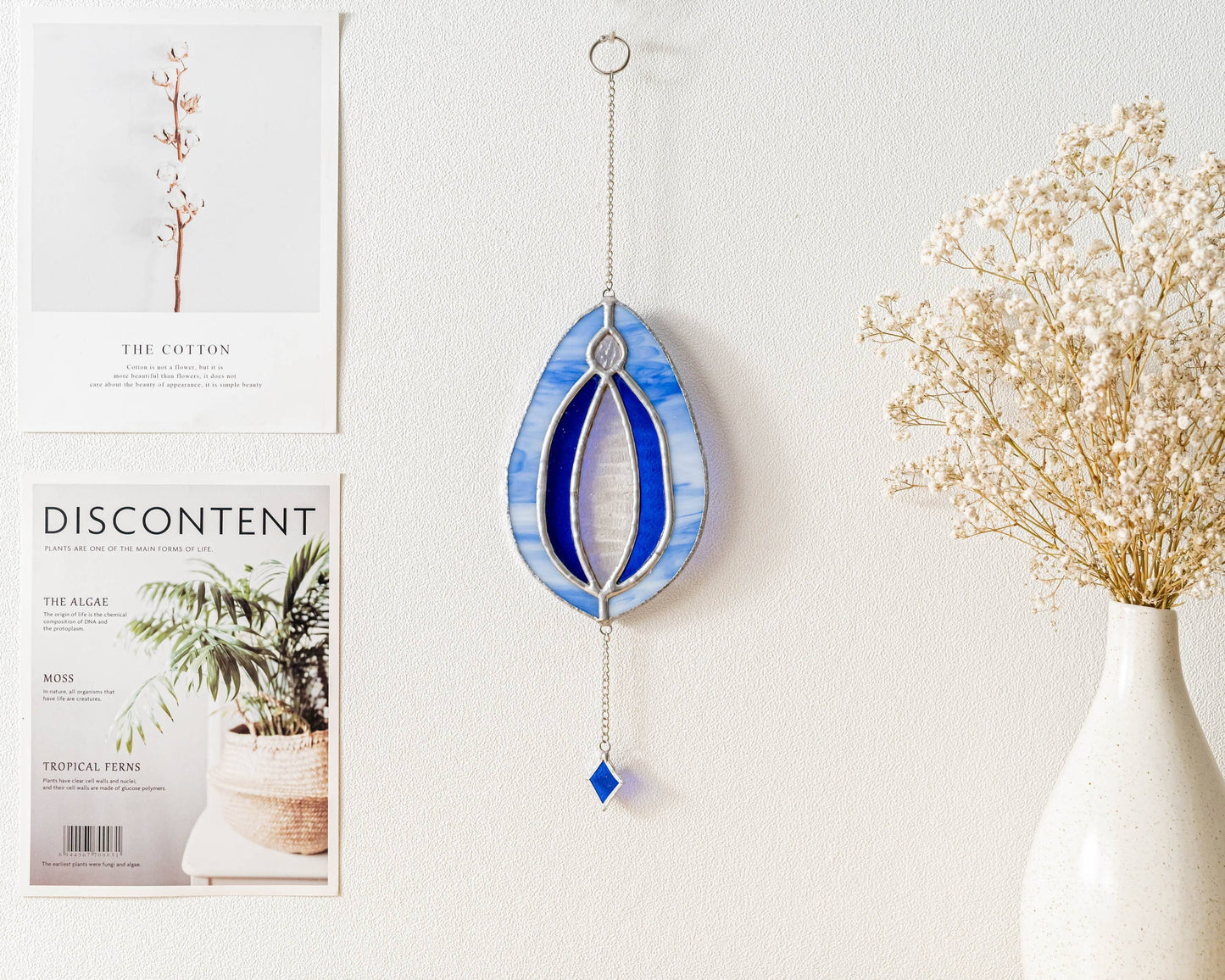 Stained Glass Vulva Wall Art- Large