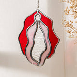 Stained Glass Vulva Wall Art- Small