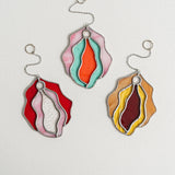 Stained Glass Vulva Wall Art- Small