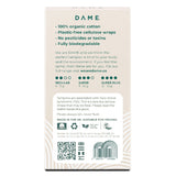 DAME Organic Cotton Tampons (16-pack)