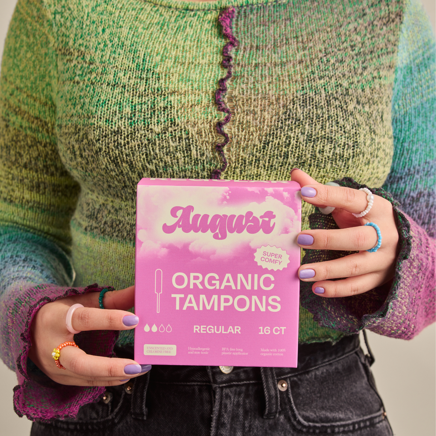 August 16ct Sustainable Regular Tampons