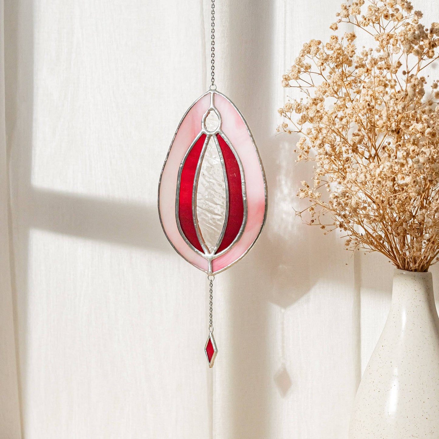 Stained Glass Vulva Wall Art- Large