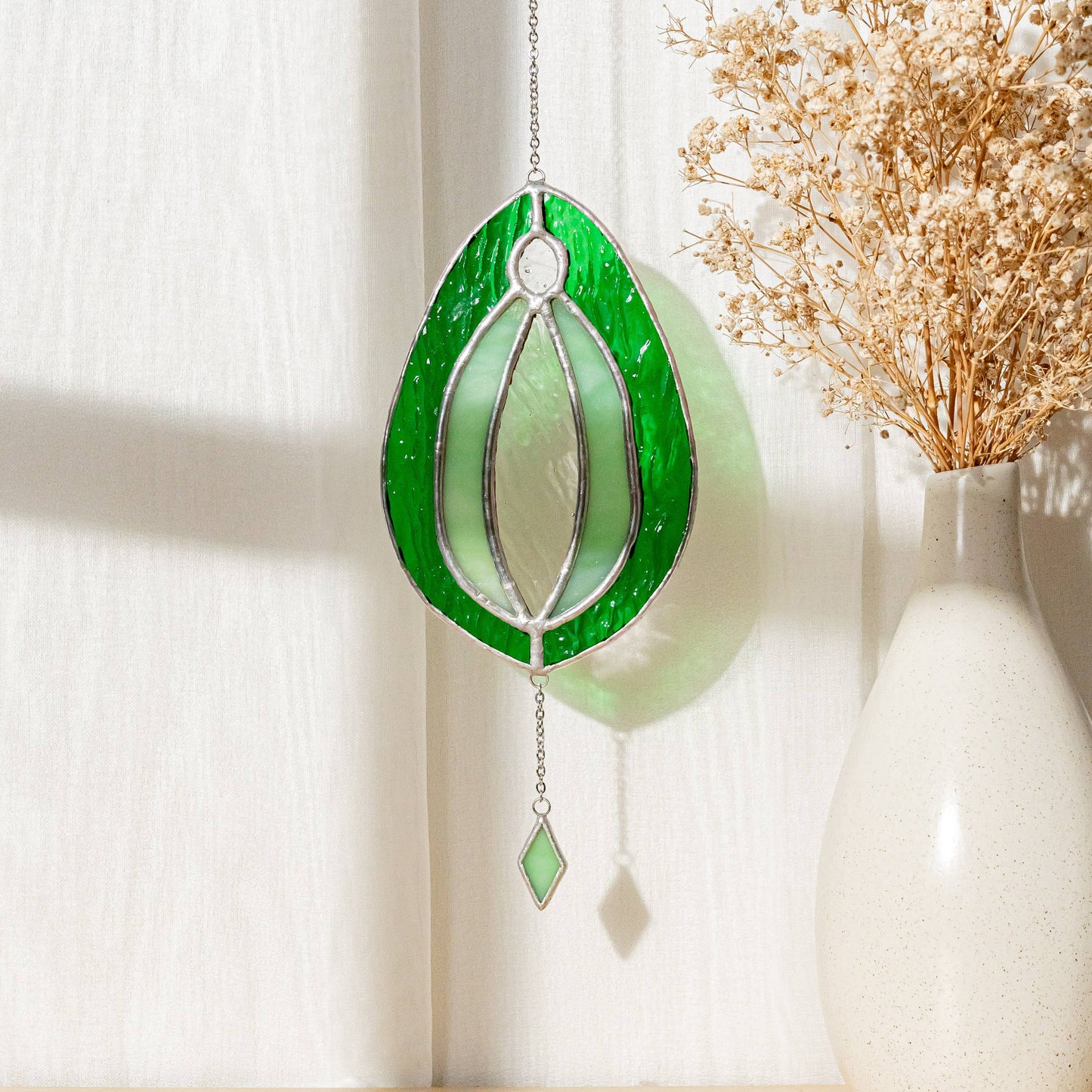 Stained Glass Vulva Wall Art- Large