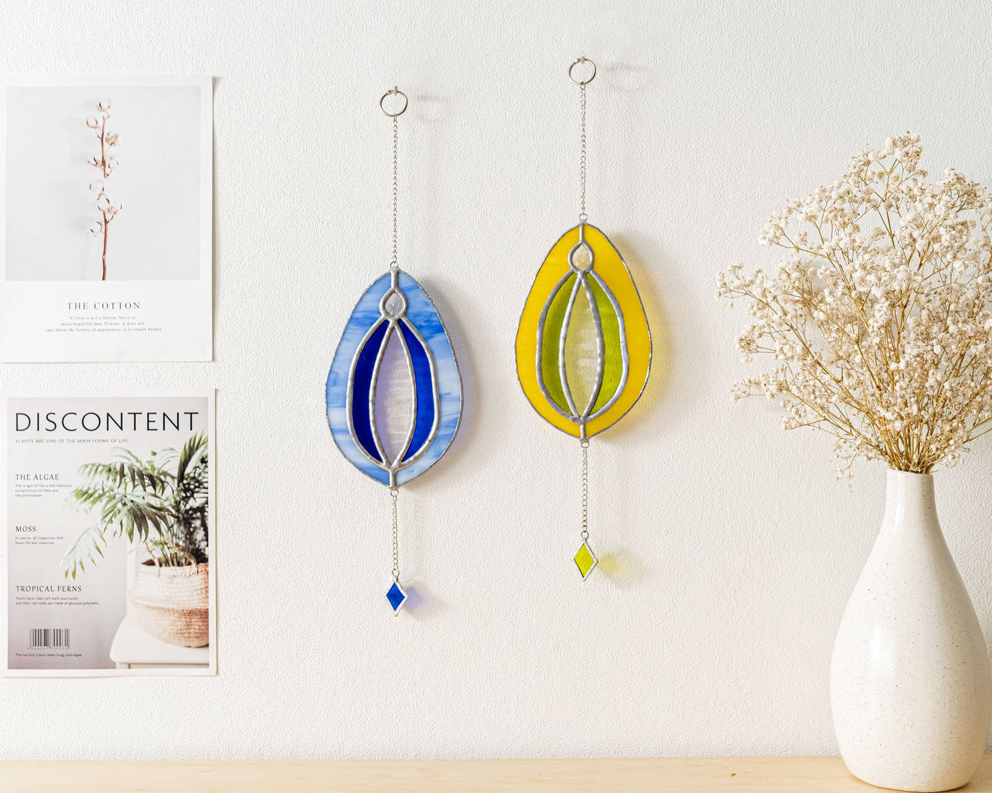 Stained Glass Vulva Wall Art- Large