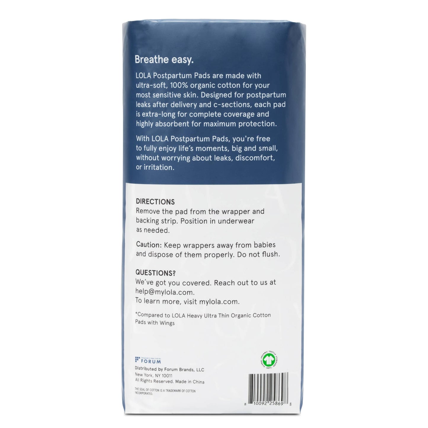 Organic Postpartum Pads