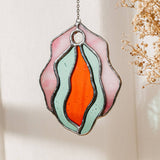 Stained Glass Vulva Wall Art- Small