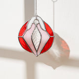 Stained Glass Vulva Art - Medium
