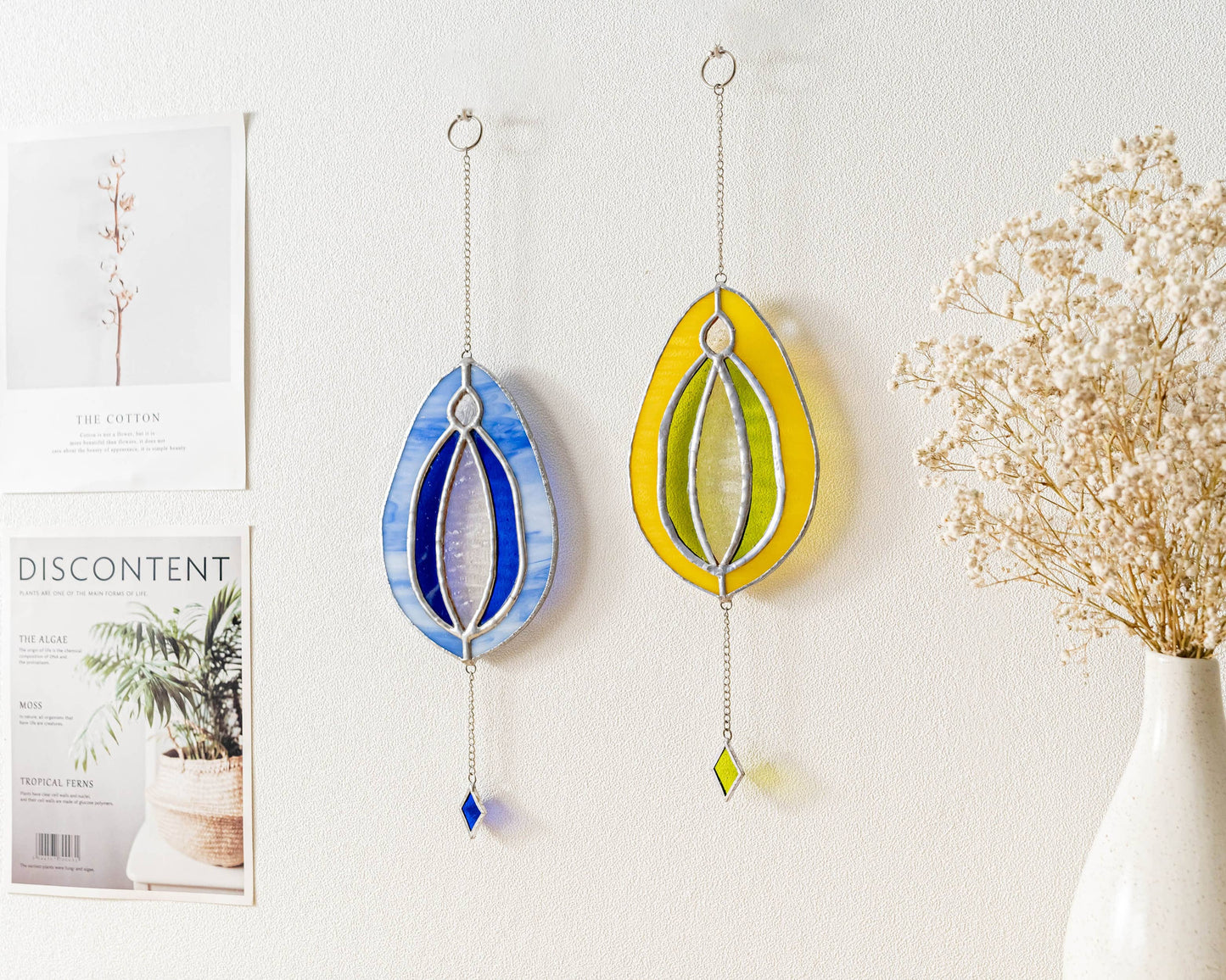 Stained Glass Vulva Wall Art- Large