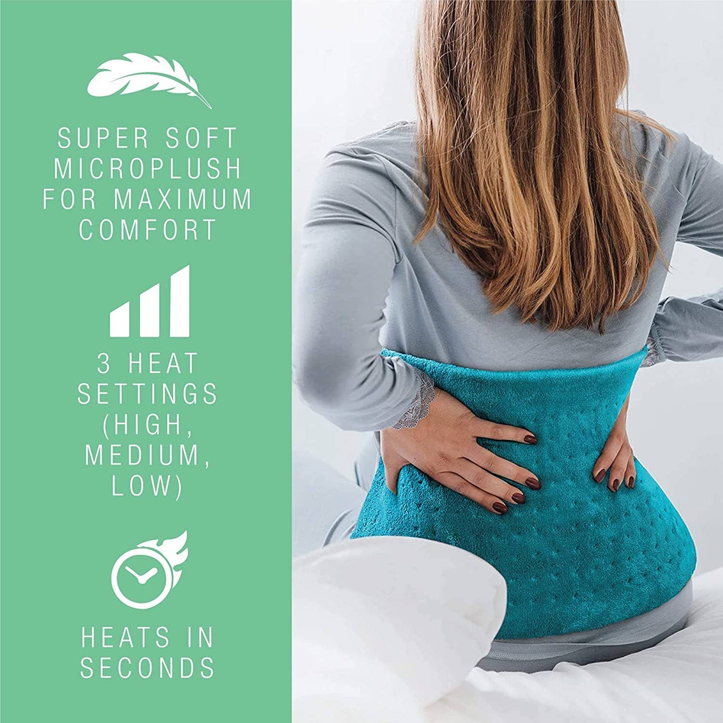 Electric Heating Pad- Teal
