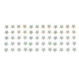A grid of 60 Twinkle Toes Pimple Patches, iridescent and star-shaped, arranged in six rows on a white background.