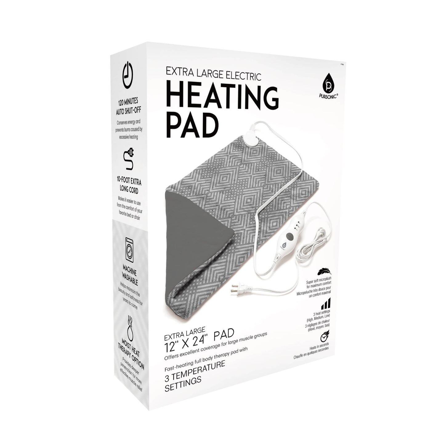 XL Electric Heating Pad- Lavender