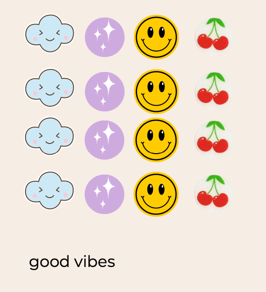 The Good Vibes Pimple Patches by Popmask London.