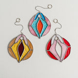 Stained Glass Vulva Art - Medium