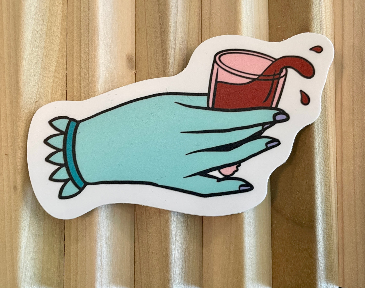Cup in Hand Sticker