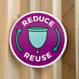 Reduce Reuse Cup Sticker