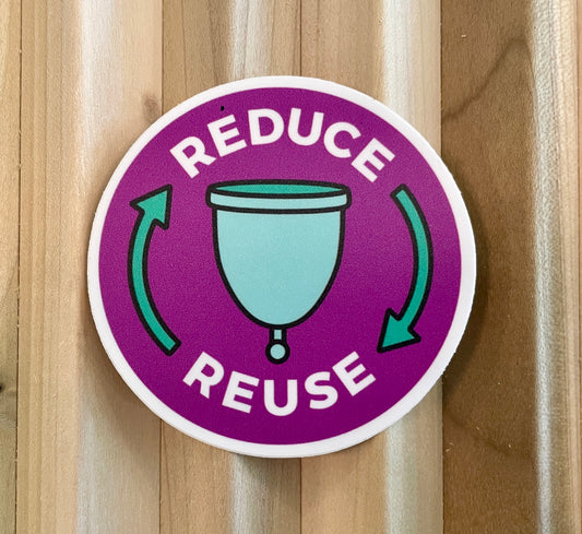 Reduce Reuse Cup Sticker