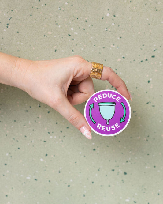 Reduce Reuse Cup Sticker