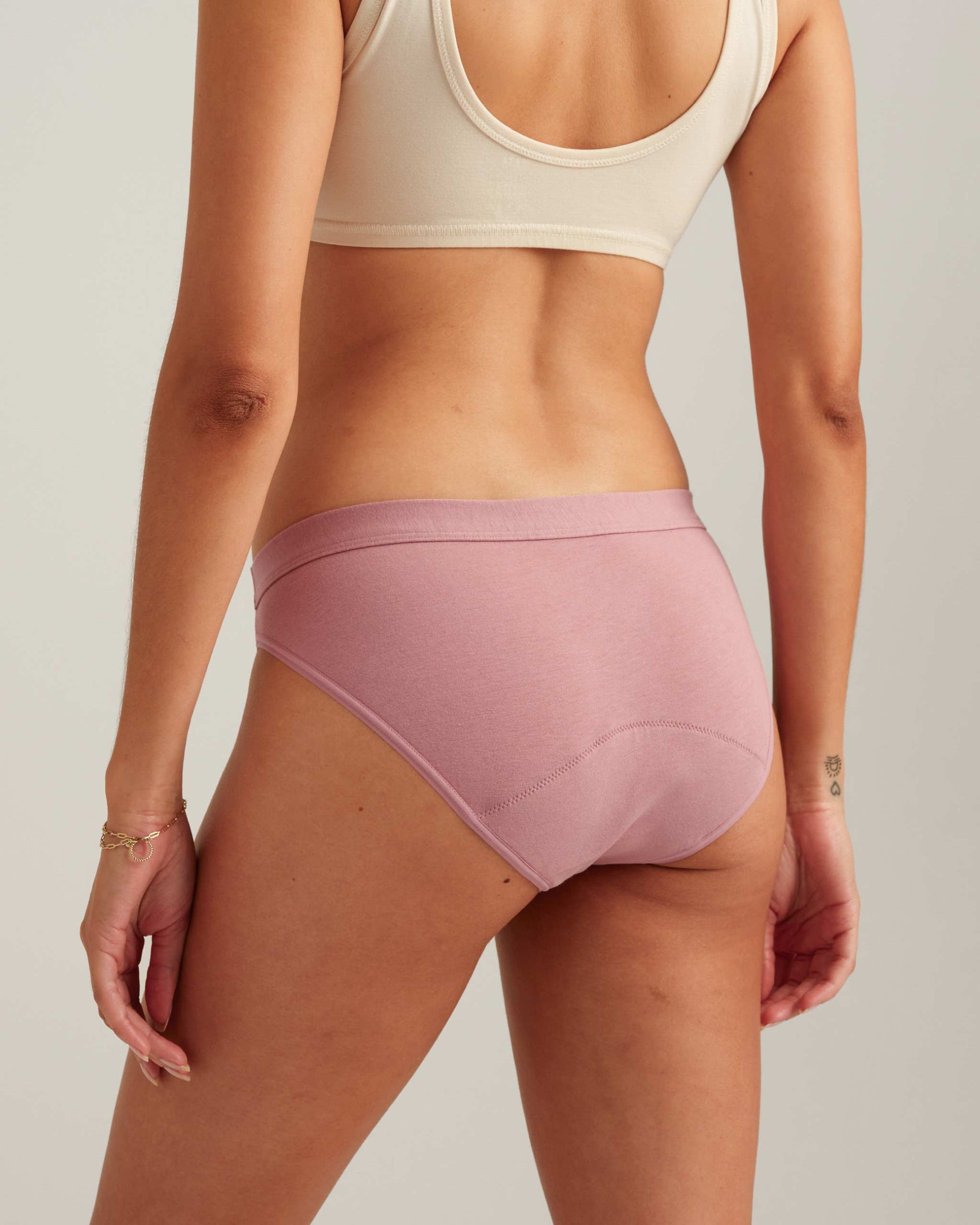 Saalt Period Underwear - Cotton Bikini For Leak Protection, Reusable & Thin