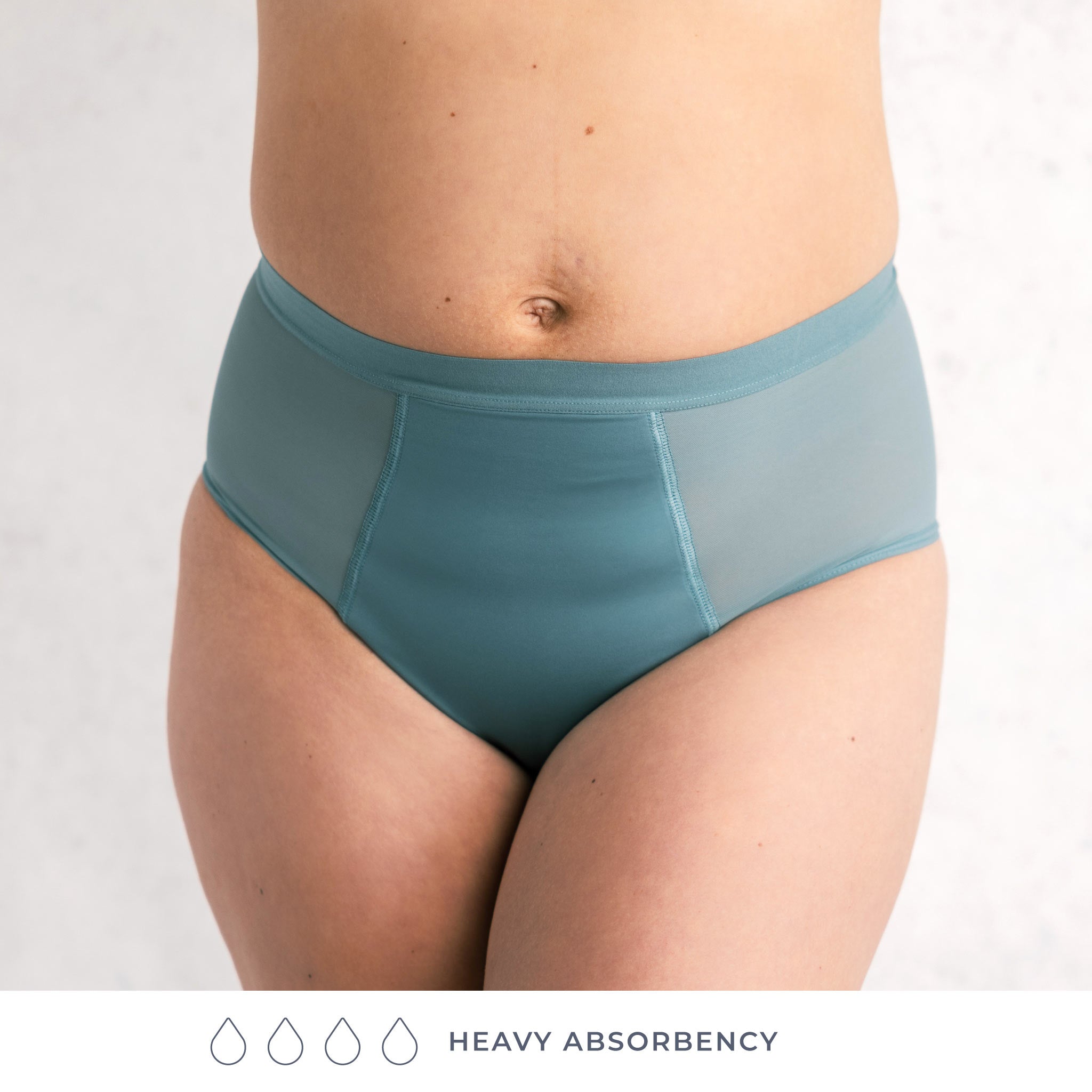 Saalt Wear Leakproof French Cut High Waist Full Gusset - Heavy