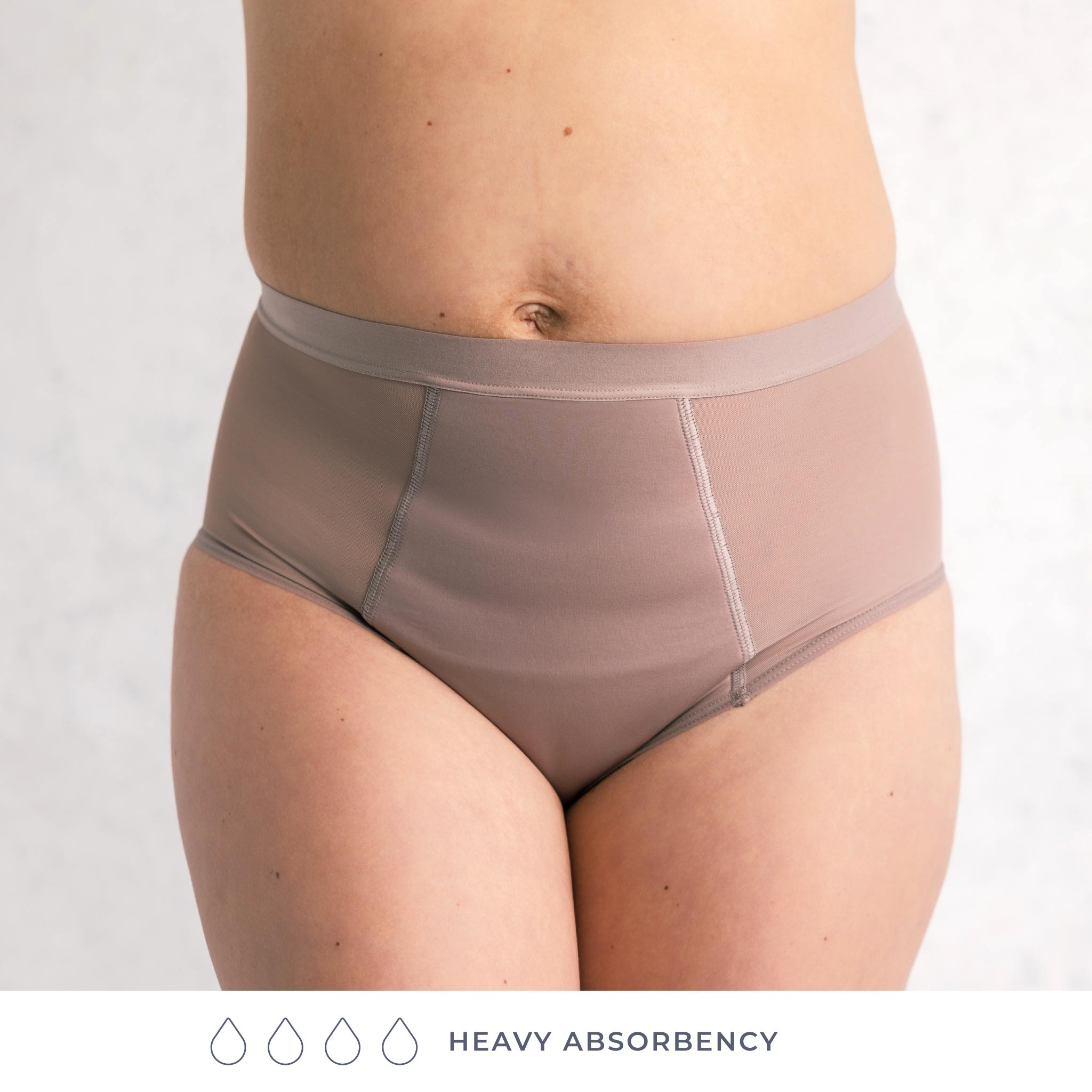 Saalt Wear Leakproof French Cut High Waist Full Gusset - Heavy