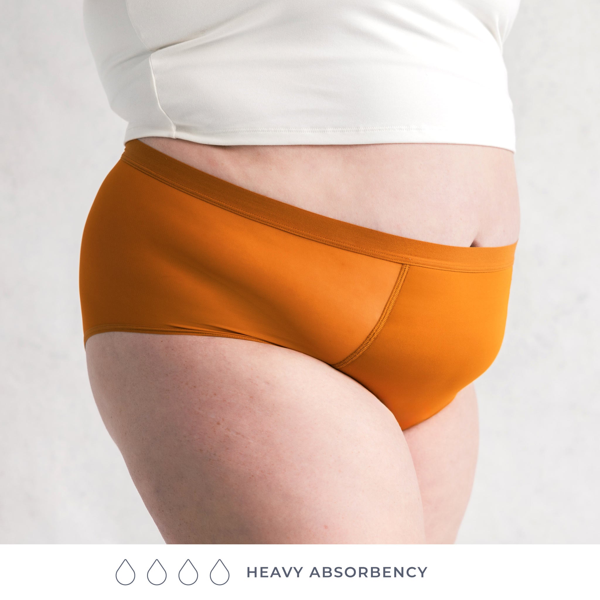 Saalt Wear Leakproof French Cut High Waist Full Gusset - Heavy