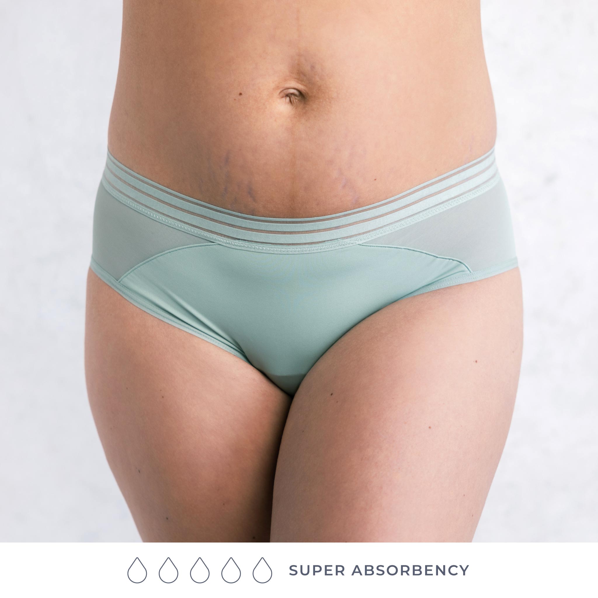 Saalt Wear Leakproof Mesh Hipster