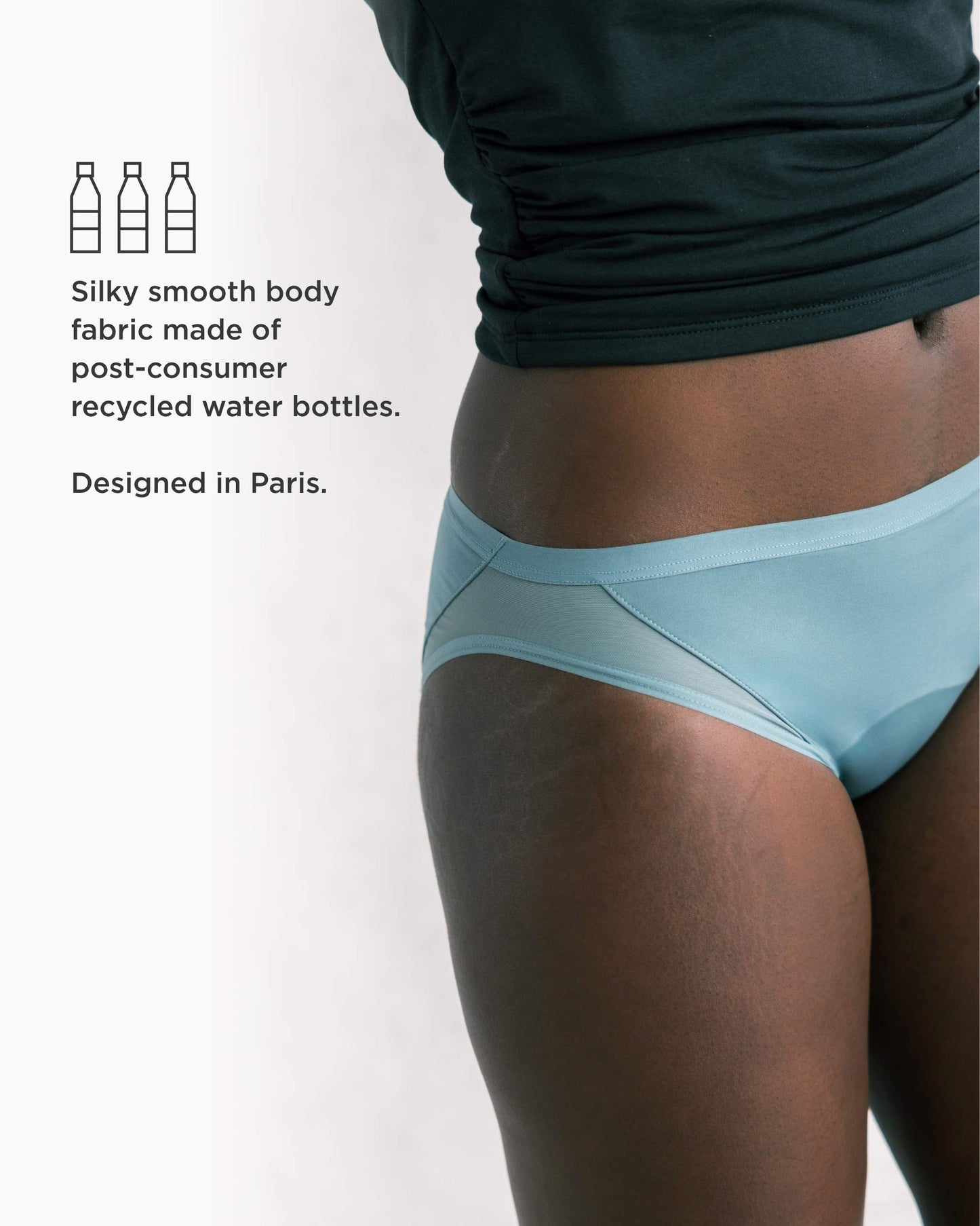 Saalt Wear Leakproof Mesh Bikini - Heavy