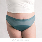 Saalt Wear Leakproof Mesh Thong - Light