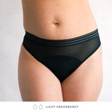 Saalt Wear Leakproof Mesh Thong - Light