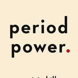 Book cover with "Harness Your Hormones & Cycle Benefits" at the top, "Period Power" in large bold letters in the middle, and "Maisie Hill" at the bottom. Beige background. Product Name: Period Power: Harness Your Hormones & Cycle Benefits.