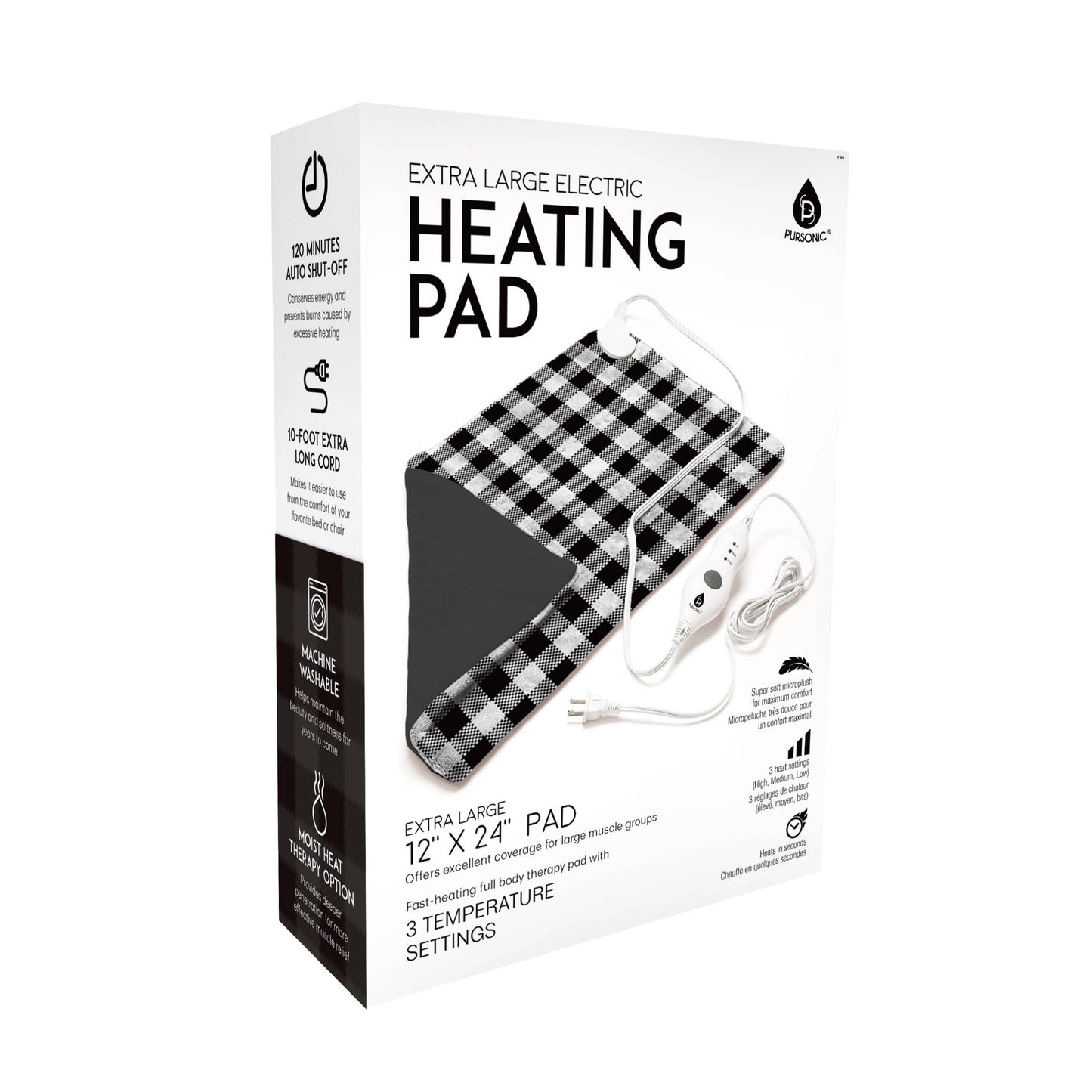 XL Electric Heating Pad- Lavender