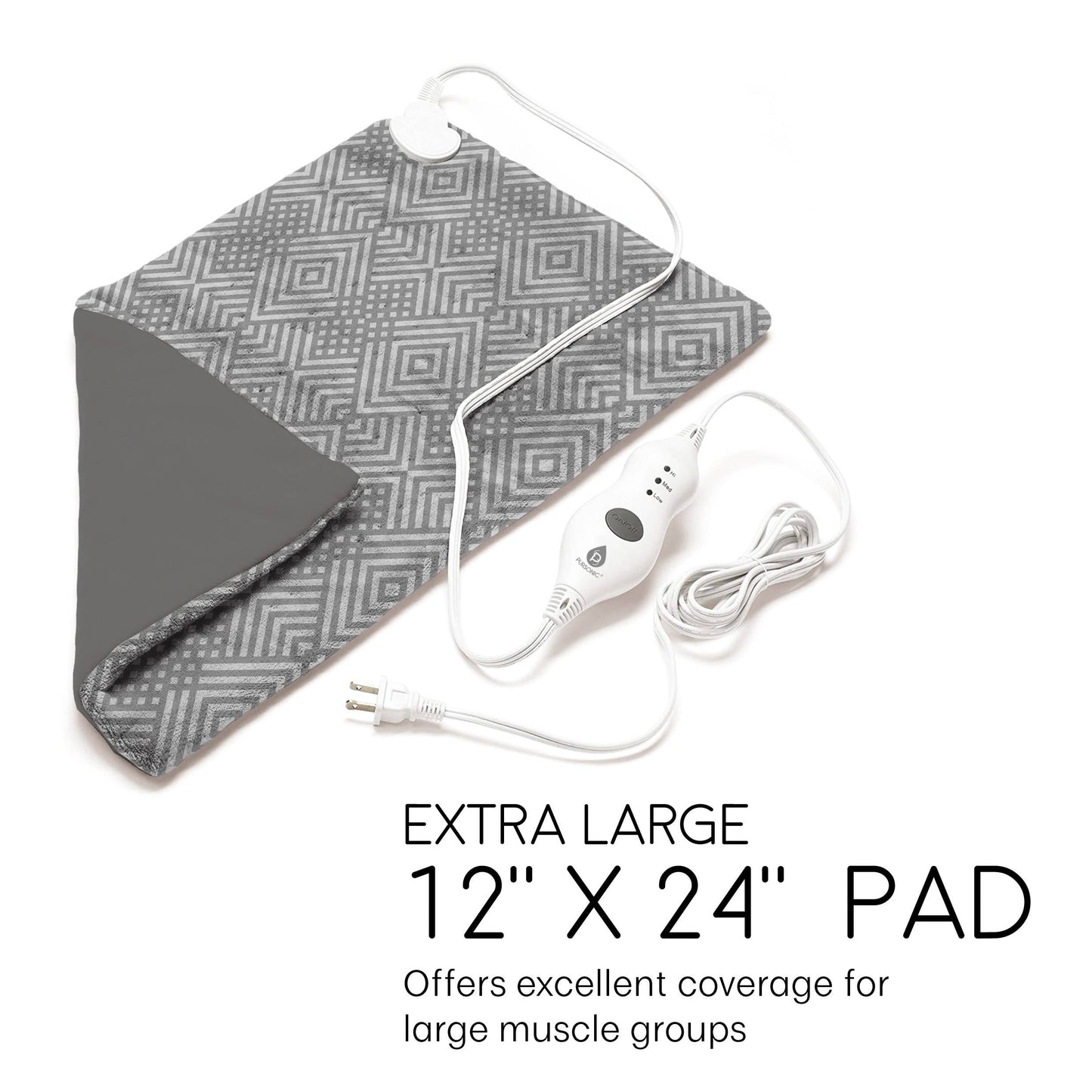 XL Electric Heating Pad- Lavender