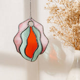 Stained Glass Vulva Wall Art- Small