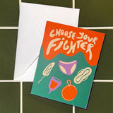 Choose Your Fighter First Period Card