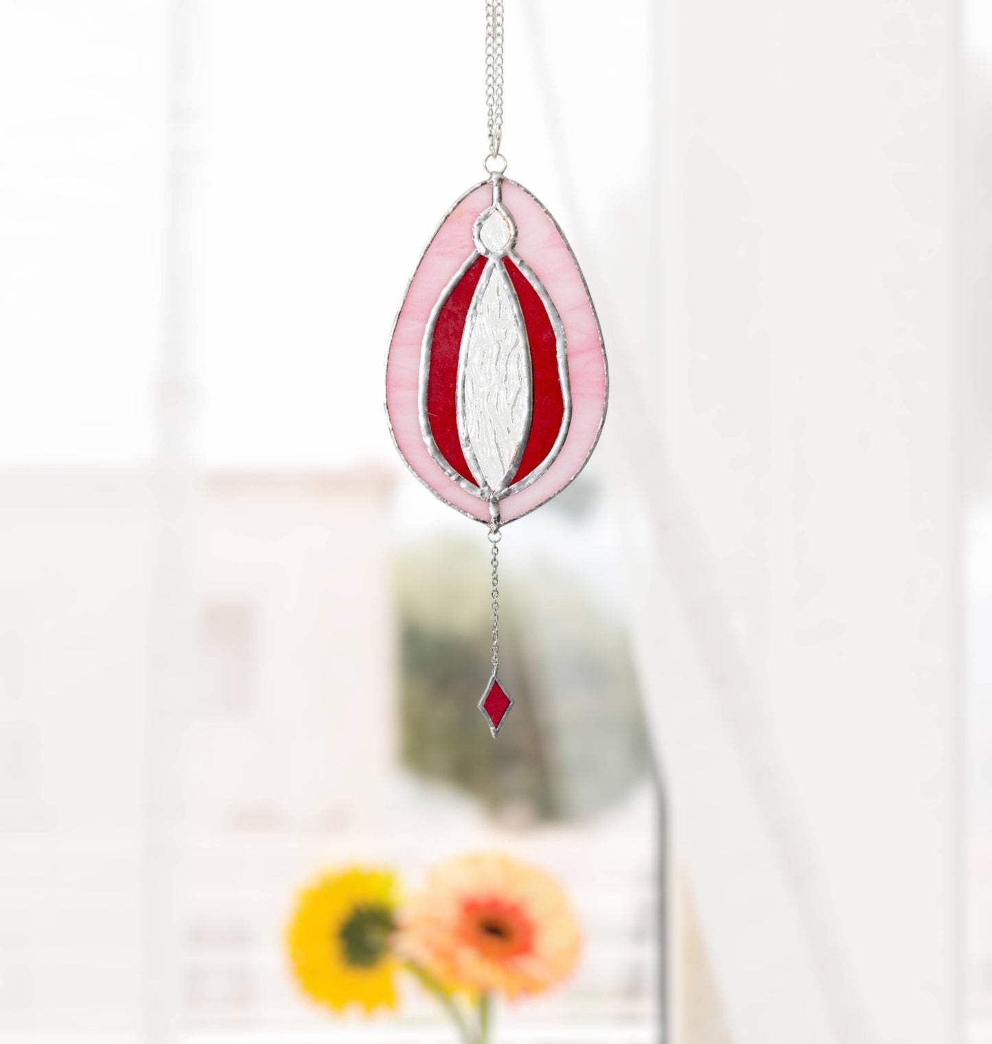 Stained Glass Vulva Wall Art- Large