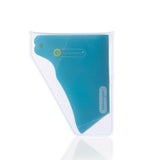 The GoPee - Stand to Pee Device is a blue, flexible, pocketable female urination aid shown inside a transparent plastic storage case on a white background.