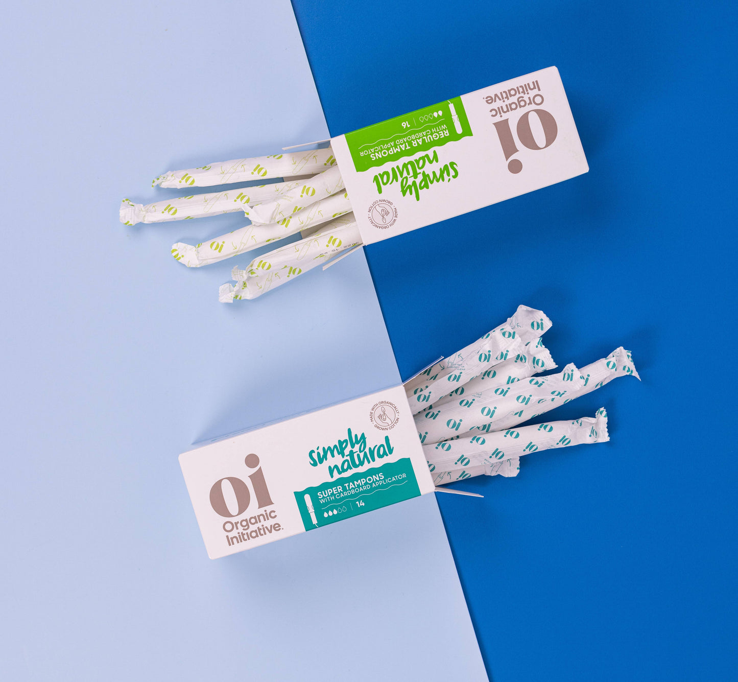Oi Cardboard Applicator Tampons