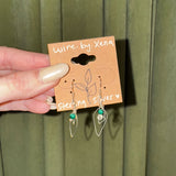 Wire Vulva Earrings by Xena
