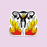 Hands Off Fuckers Sticker